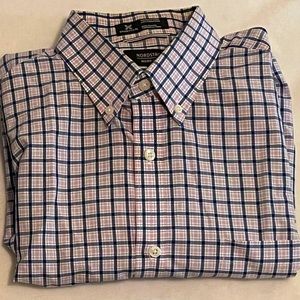 Nordstrom Mens Shop Size Large Long Sleeve 100% Cotton Shirt